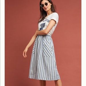 ✨ SOLD ✨ Anthropologie Luria Striped Skirt